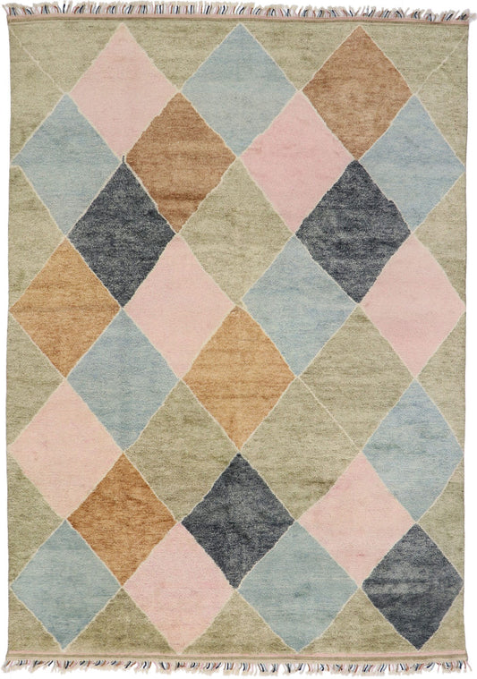 9 x 13 Argyle Moroccan Rug 30568