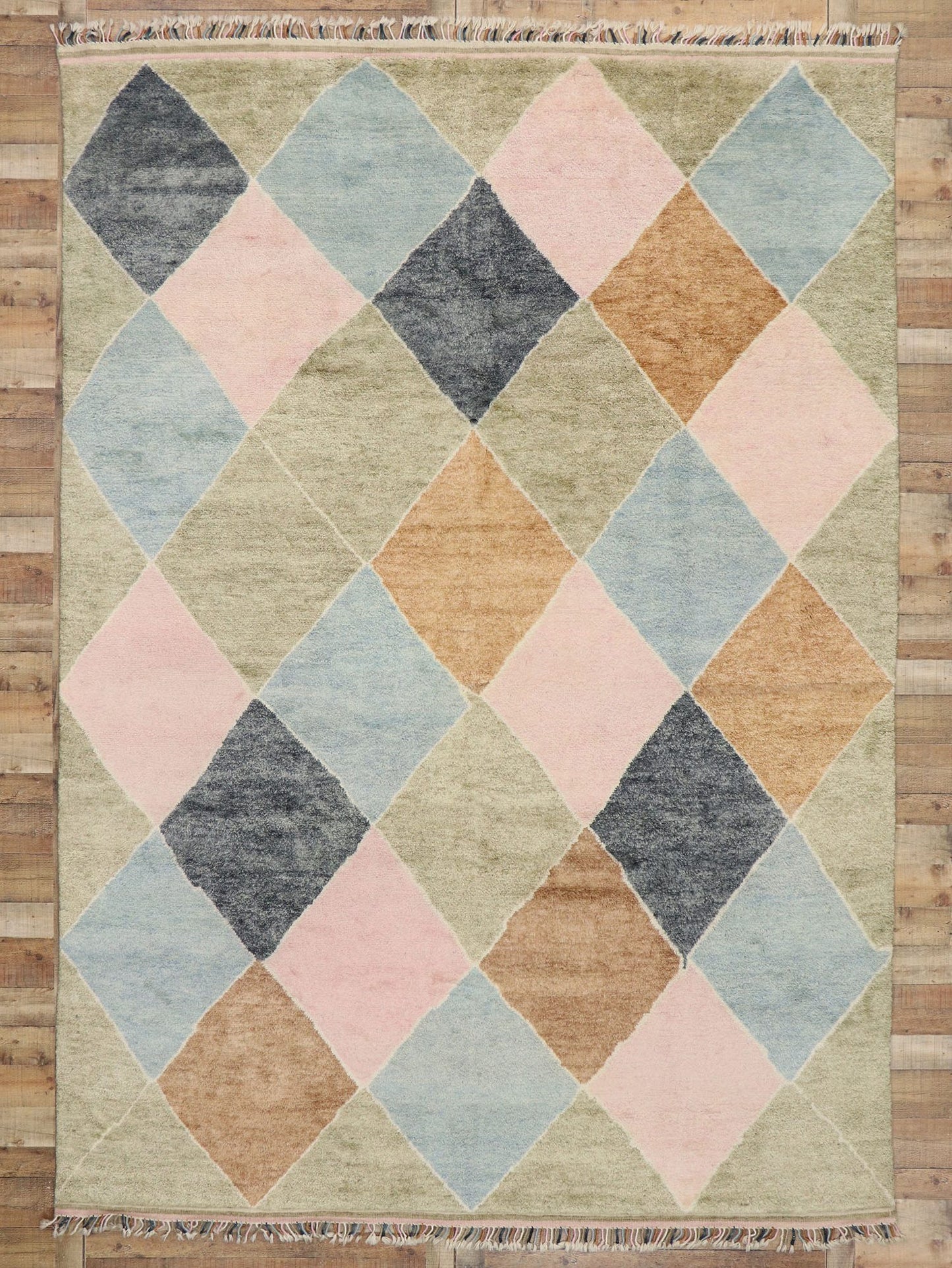 9 x 13 Argyle Moroccan Rug 30568