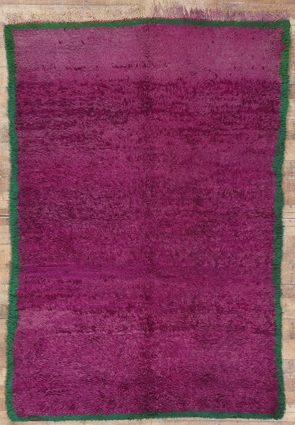 6 x 9 Vintage Purple Beni MGuild Moroccan Rug 20945