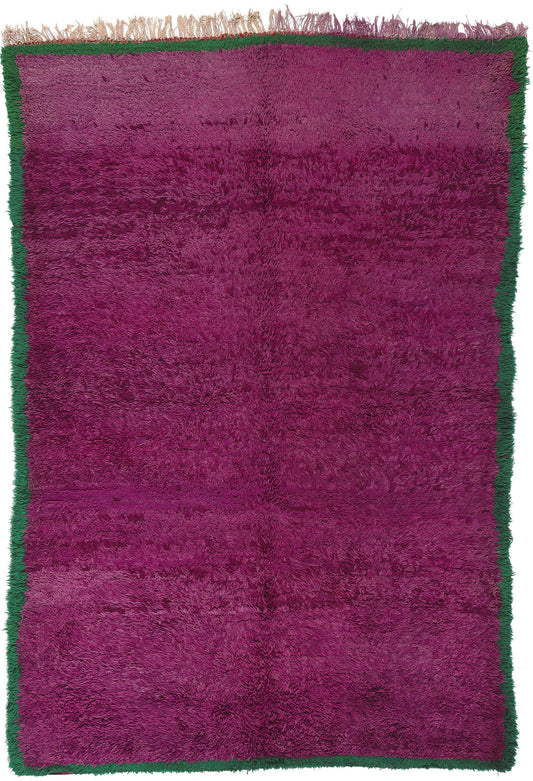 6 x 9 Vintage Purple Beni MGuild Moroccan Rug 20945
