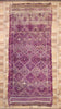 7 x 15 Vintage Purple Beni MGuild Moroccan Rug 20706