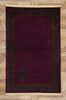 5 x 8 Antique Purple Chinese Art Deco Rug 78725
