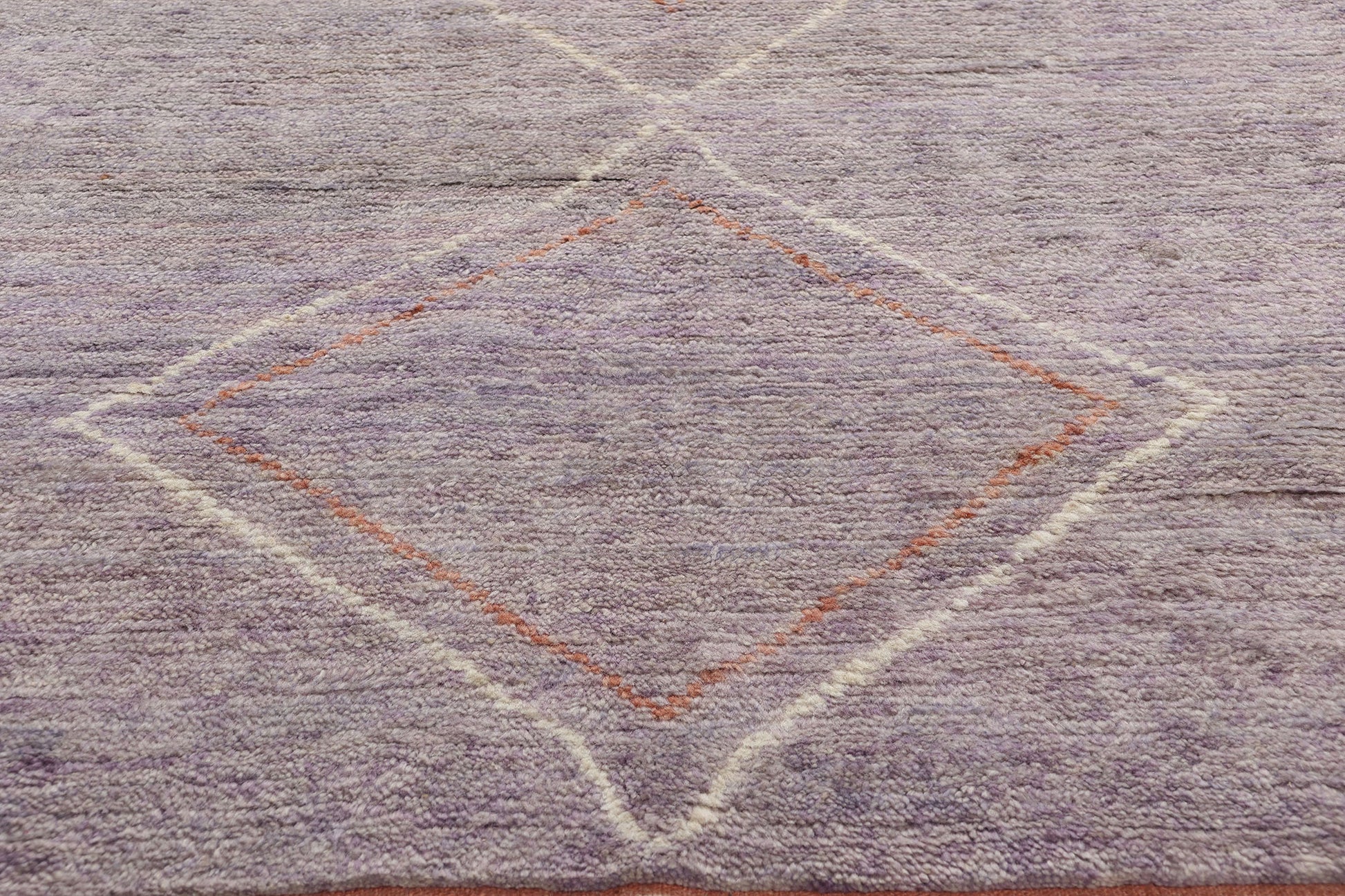12 x 12 Modern Tribal Purple Square Moroccan Rug 31300