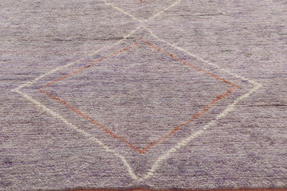 12 x 12 Modern Tribal Purple Square Moroccan Rug 31300