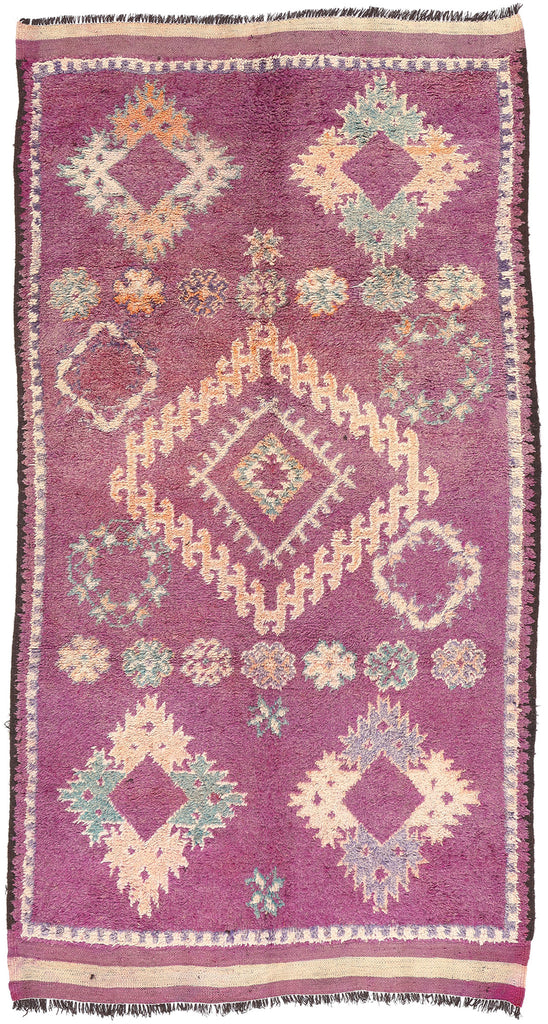 6 x 11 Vintage Purple Talsint Moroccan Rug 20983