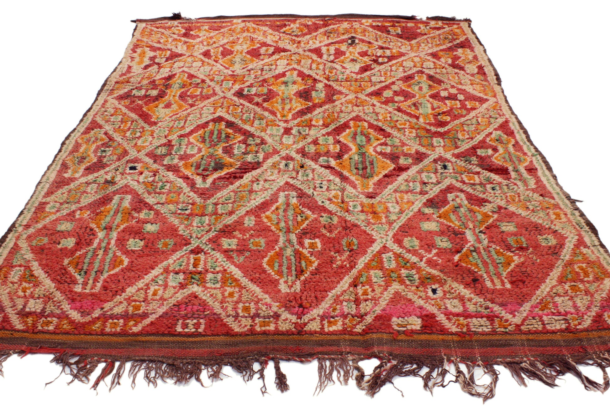 6 x 8 Vintage Beni MGuild Moroccan Rug 20262