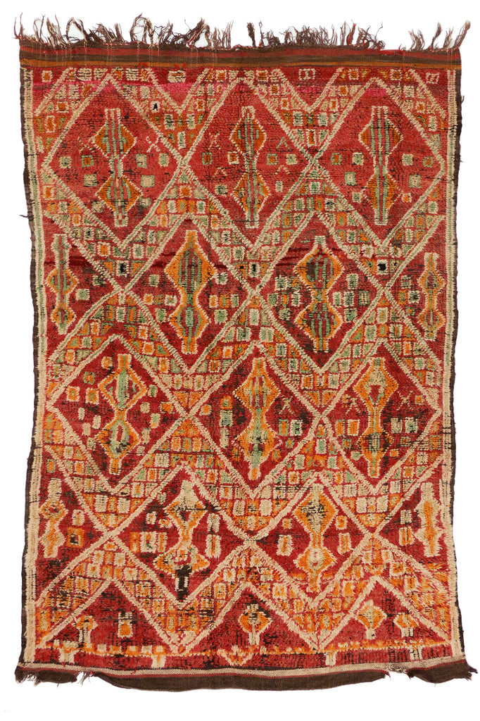 6 x 8 Vintage Beni MGuild Moroccan Rug 20262