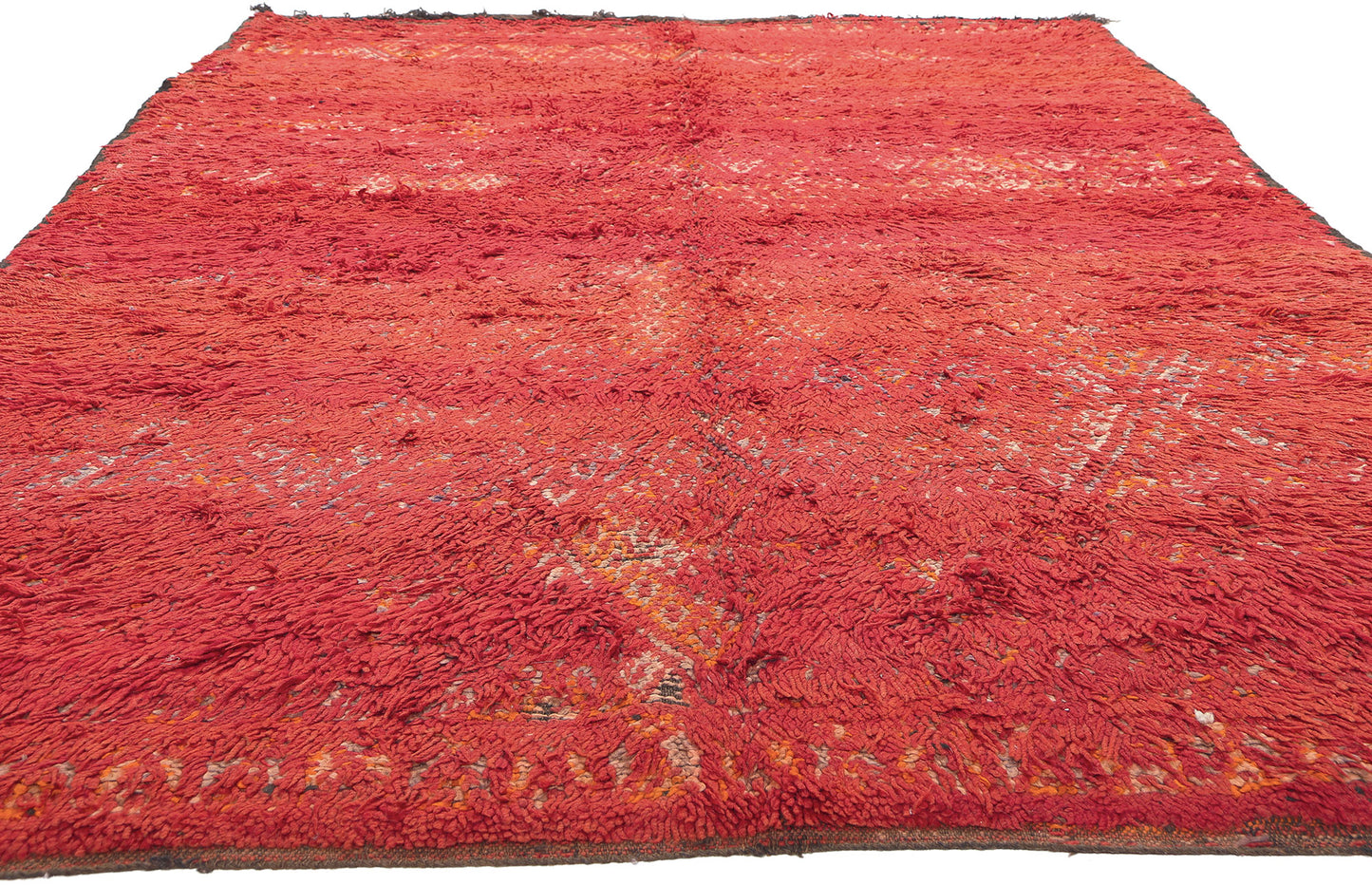 6 x 10 Vintage Red Beni MGuild Moroccan Rug 20604