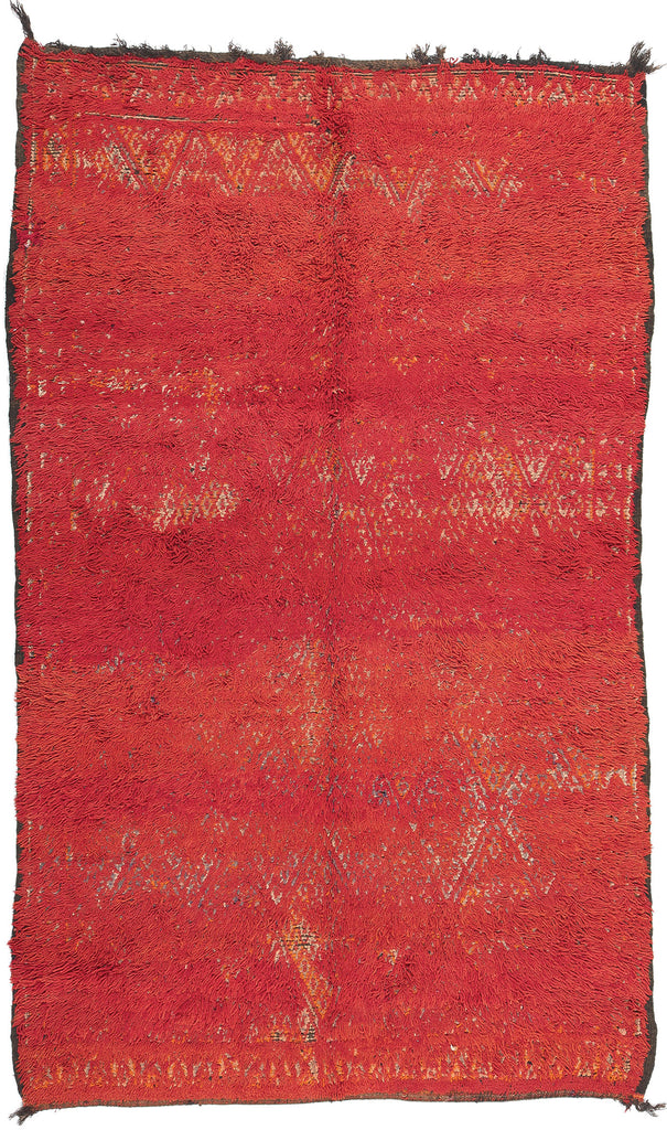 6 x 10 Vintage Red Beni MGuild Moroccan Rug 20604