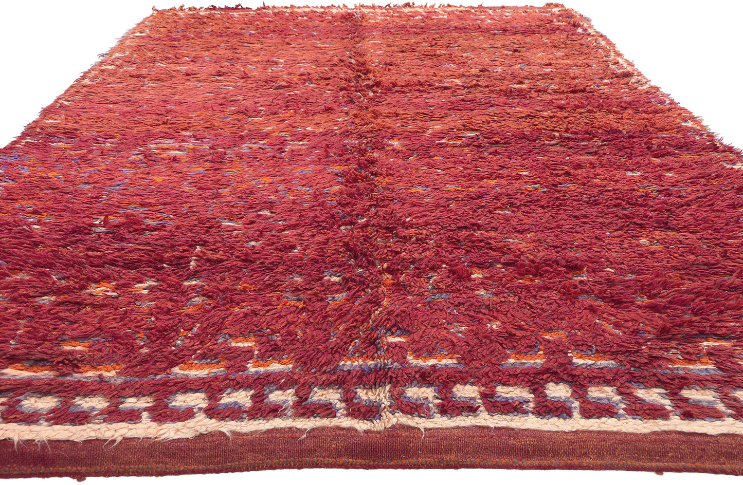 6 x 10 Vintage Red Beni MGuild Moroccan Rug 20617