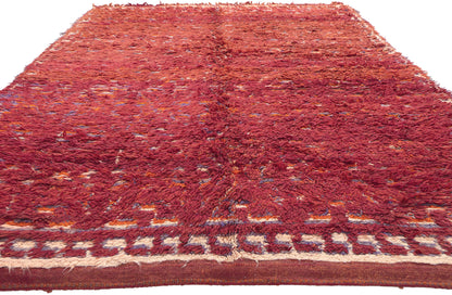 6 x 10 Vintage Red Beni MGuild Moroccan Rug 20617