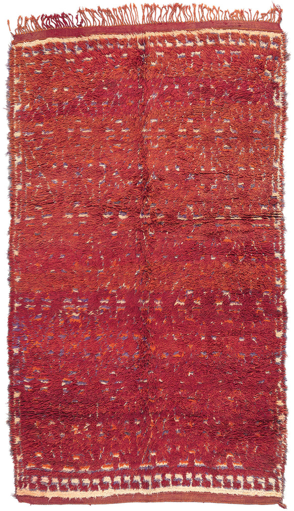 6 x 10 Vintage Red Beni MGuild Moroccan Rug 20617