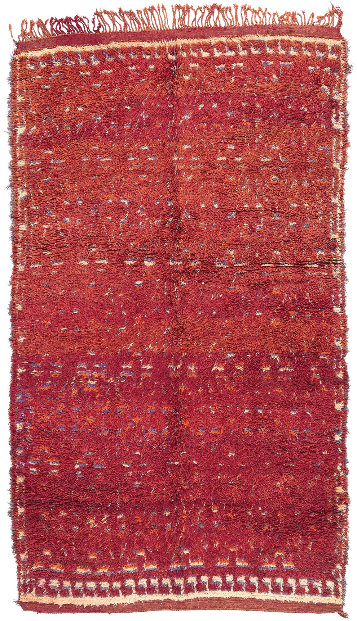 6 x 10 Vintage Red Beni MGuild Moroccan Rug 20617