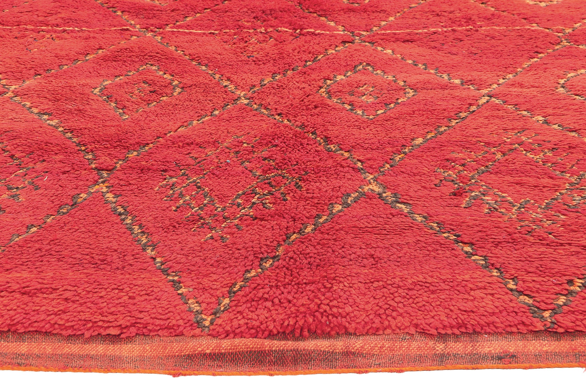 6 x 8 Vintage Red Beni MGuild Moroccan Rug 20890