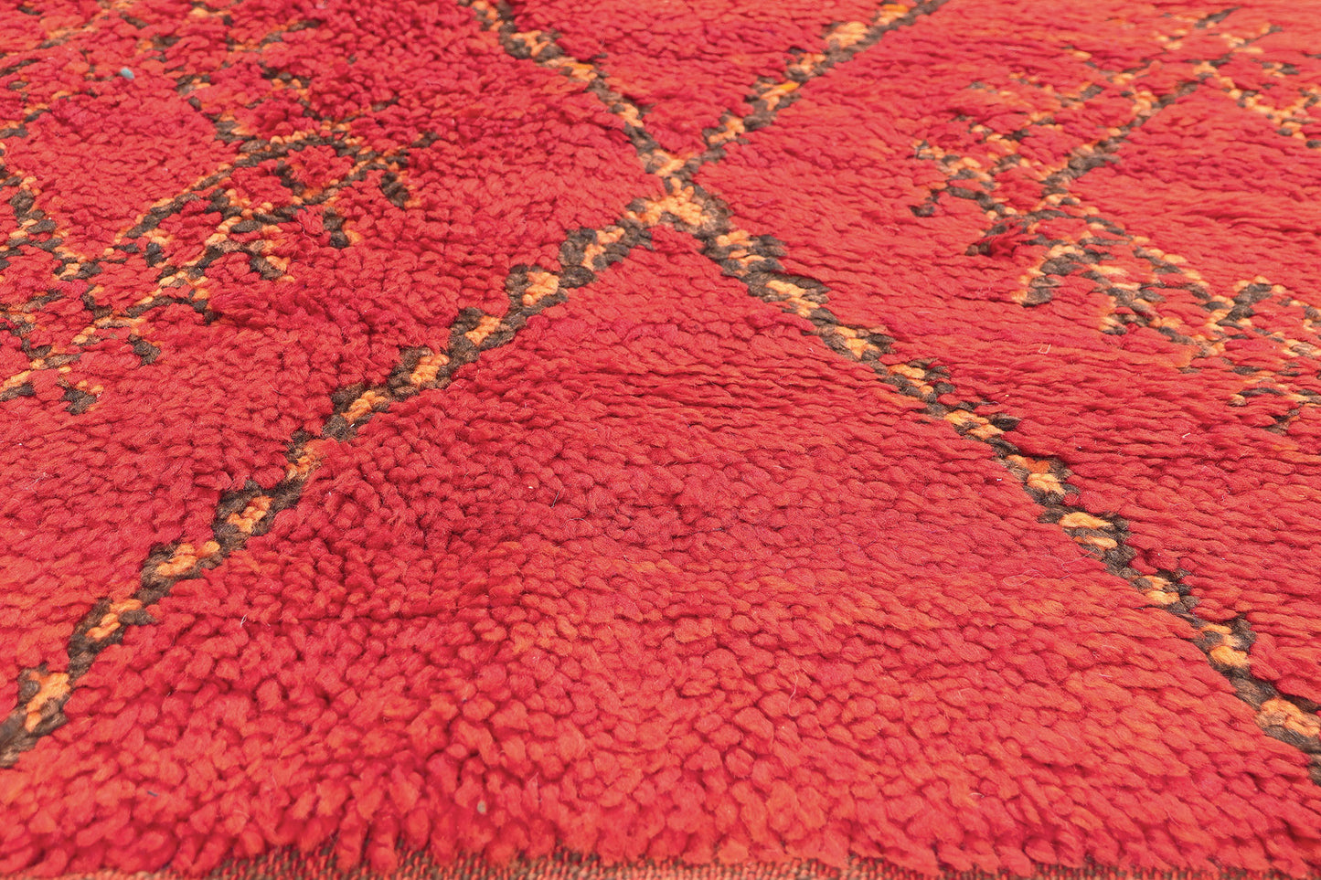 6 x 8 Vintage Red Beni MGuild Moroccan Rug 20890