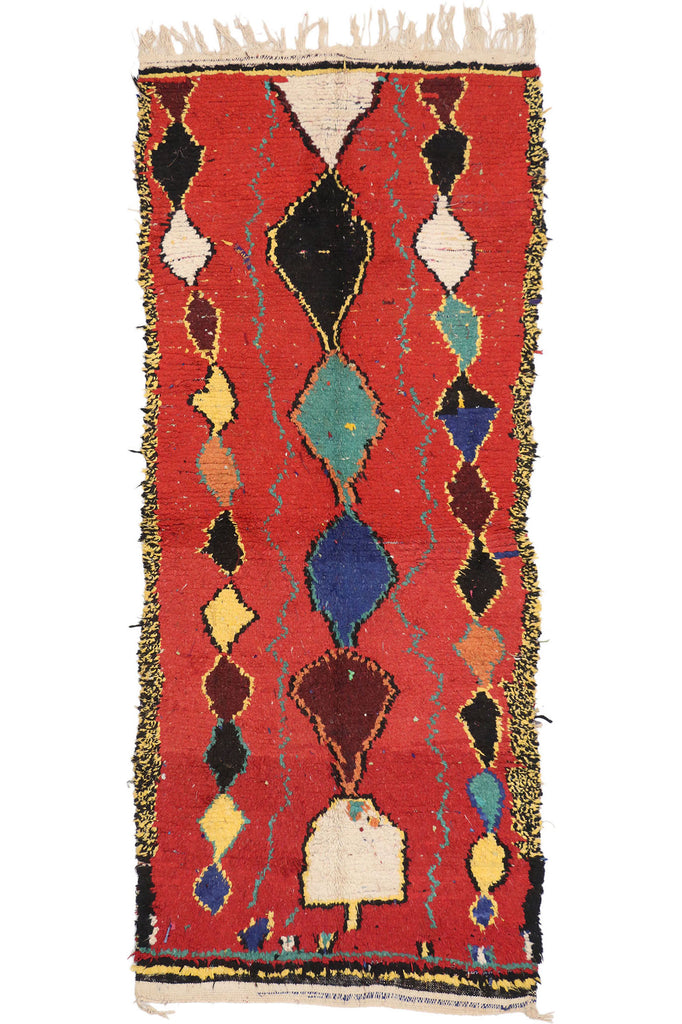 3 x 8 Vintage Moroccan Rug 74809