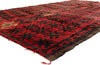 7 x 13 Vintage Red Talsint Moroccan Rug 21468