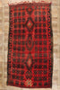 7 x 13 Vintage Red Talsint Moroccan Rug 21468