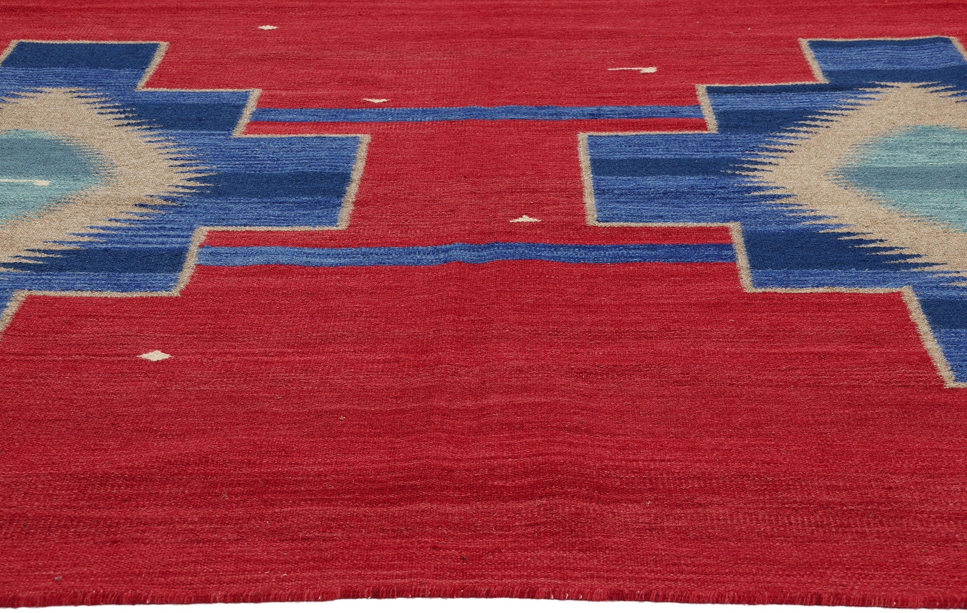 8 x 10 Southwest Modern Red Navajo-Style Rug 81040���