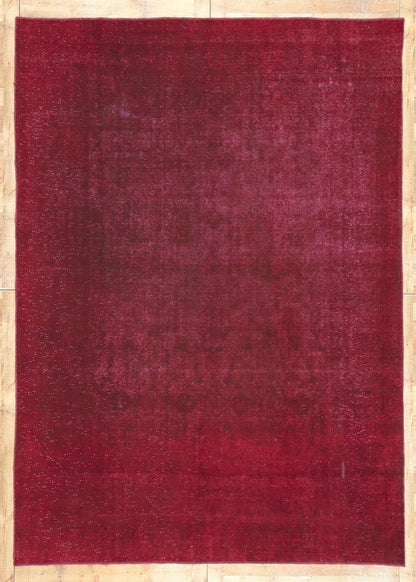 8 x 12 Vintage Turkish Overdyed Rug 60763