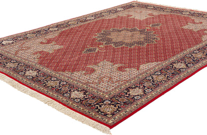 5 x 7 Vintage Persian Mahi Tabriz Rug 77001