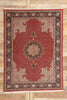 5 x 7 Vintage Persian Mahi Tabriz Rug 77001