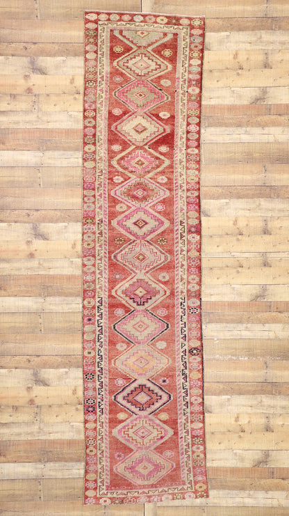 3 x 12 Vintage Turkish Oushak Rug 52665