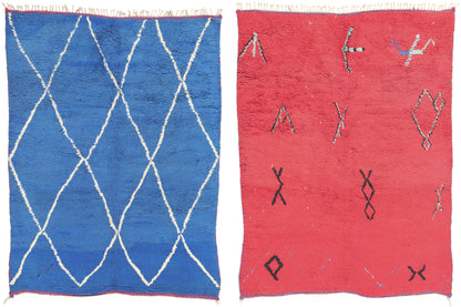 5 x 7 Reversible Vintage Moroccan Rug 20531
