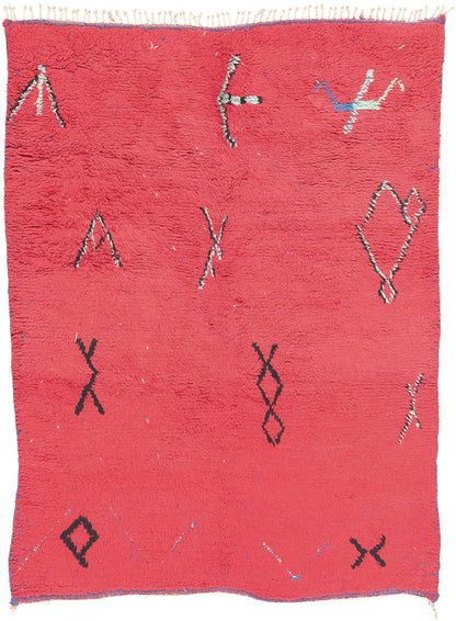5 x 7 Reversible Vintage Moroccan Rug 20531