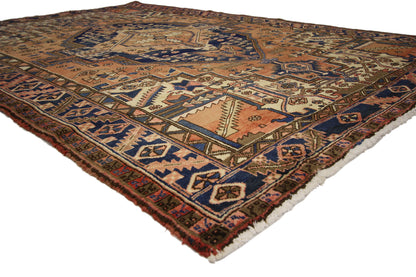 7 x 9 Vintage Persian Heriz Rug 75552