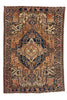 7 x 9 Vintage Persian Heriz Rug 75552