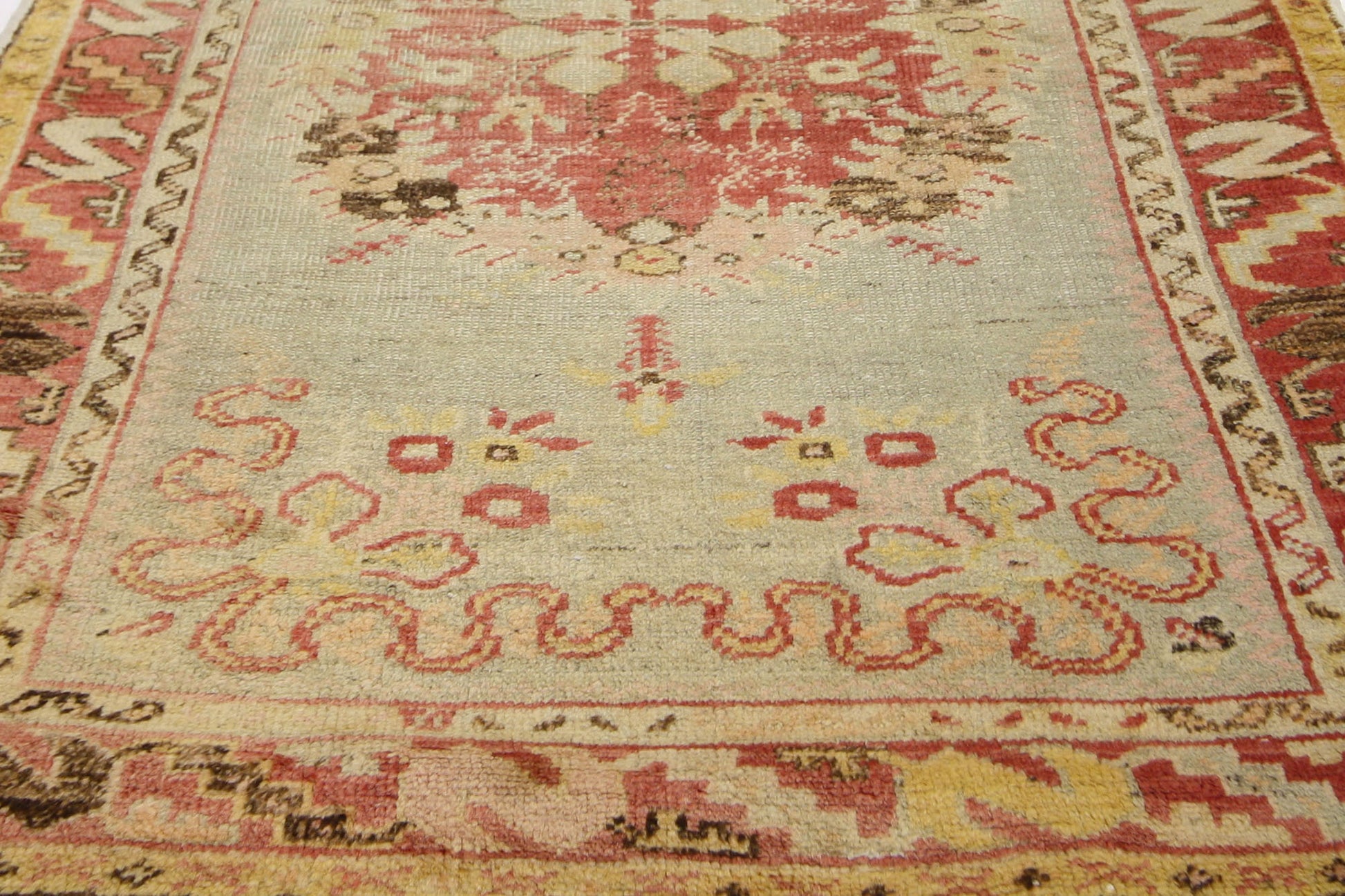 3 x 11 Vintage Turkish Oushak Runner 50361