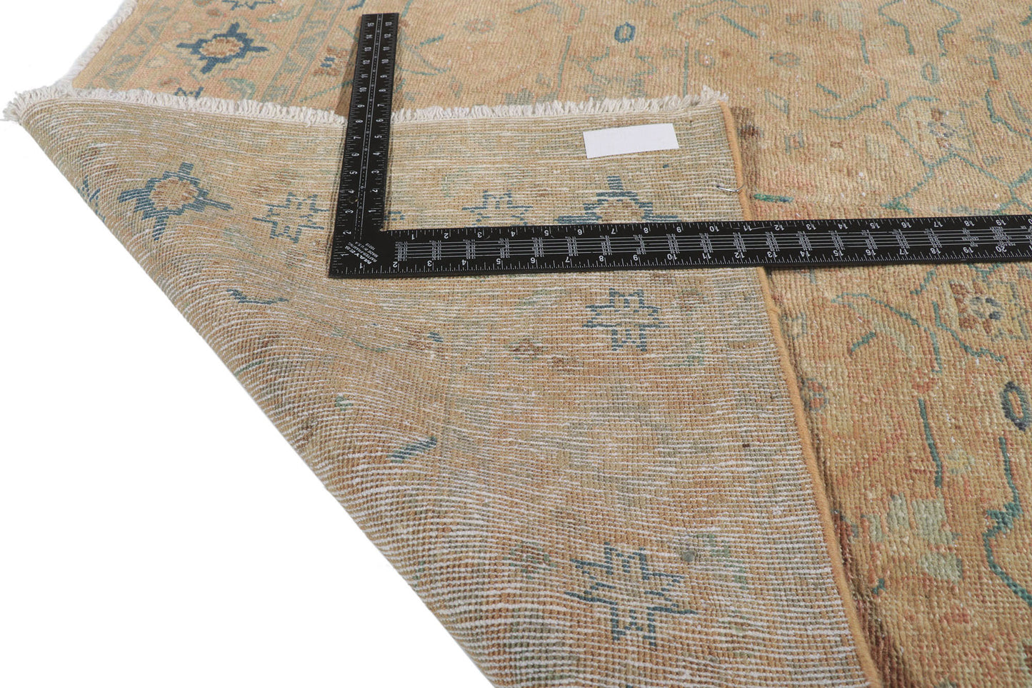 4 x 11 Vintage Persian Tabriz Rug 61012