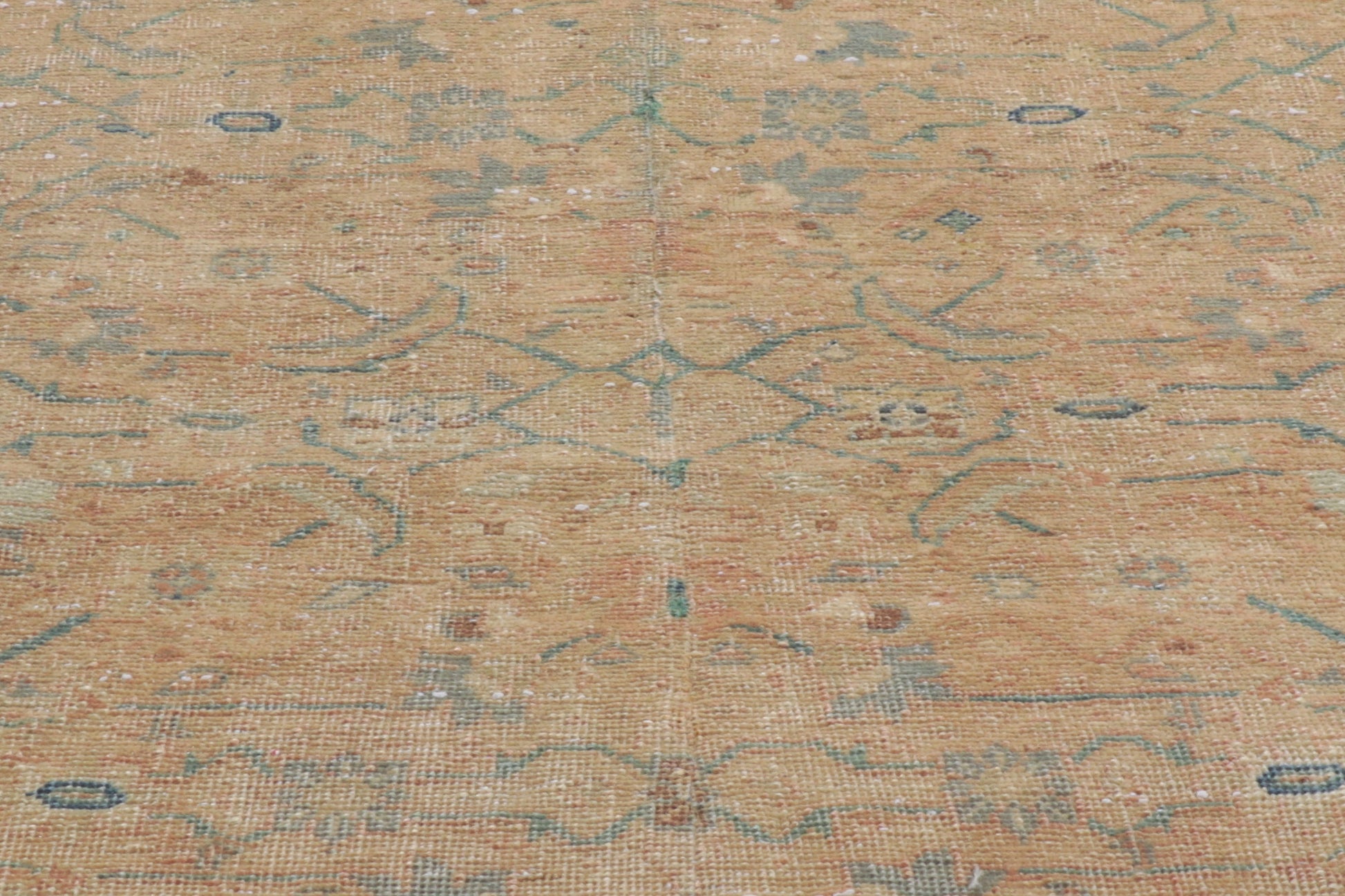 4 x 11 Vintage Persian Tabriz Rug 61012