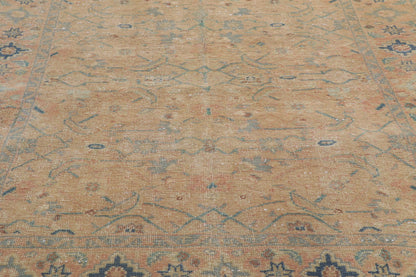 4 x 11 Vintage Persian Tabriz Rug 61012