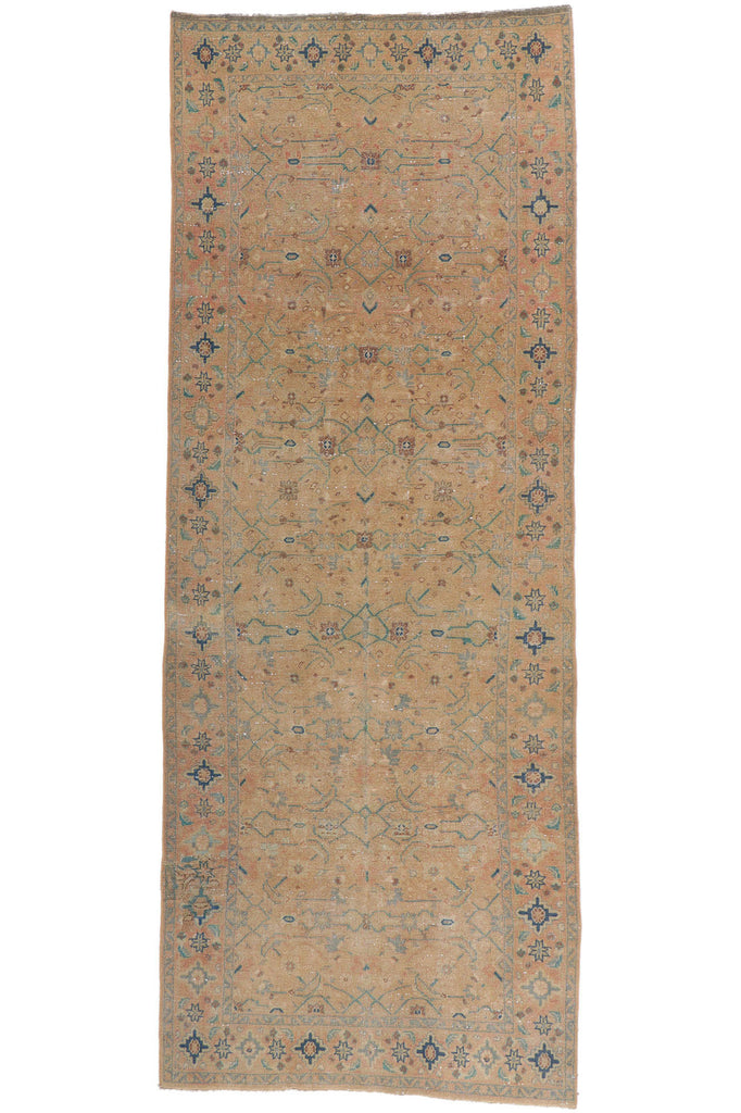 4 x 11 Vintage Persian Tabriz Rug 61012