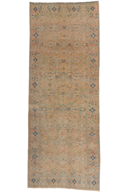 4 x 11 Vintage Persian Tabriz Rug 61012
