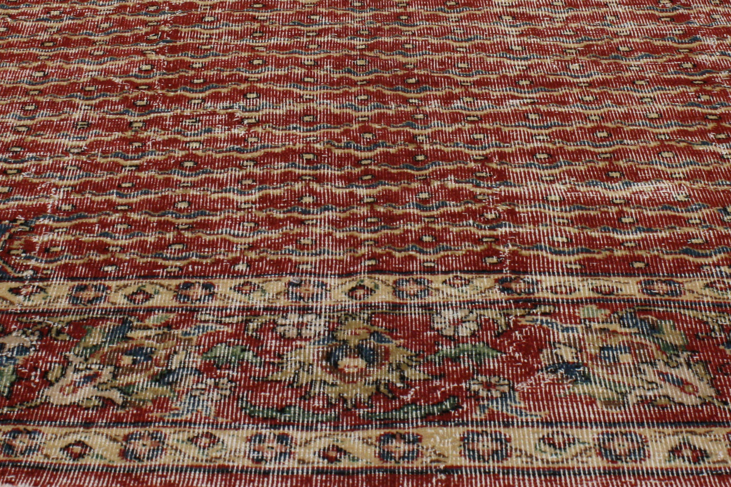 7 x 10 Vintage Turkish Sivas Rug 51538