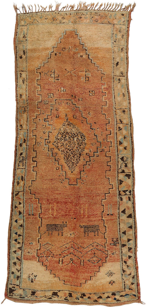 5 x 11 Vintage Boujad Moroccan Rug 21774