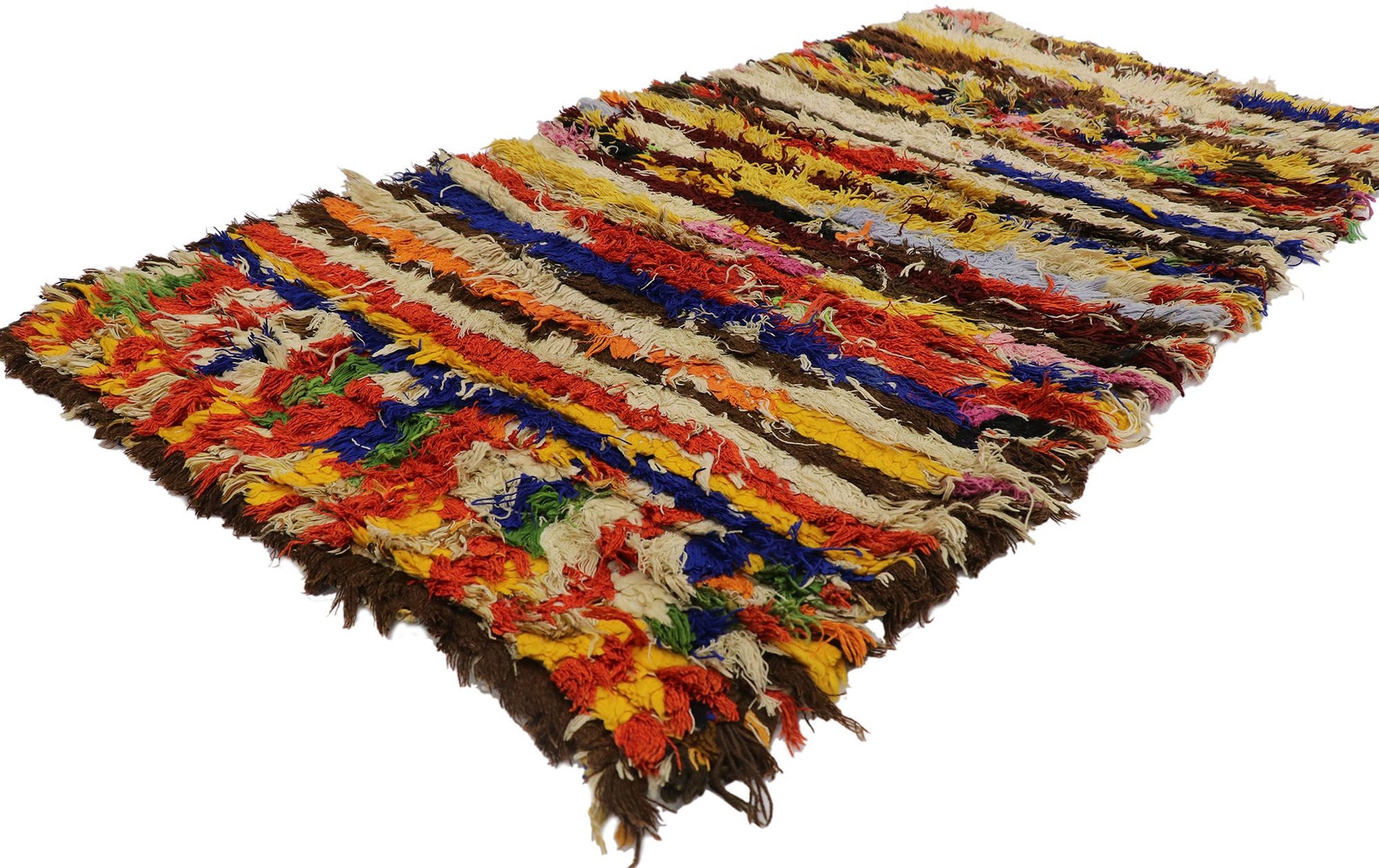3 x 5 Vintage Moroccan Azilal Rug 21593