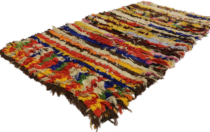 3 x 5 Vintage Moroccan Azilal Rug 21593