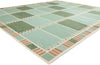 10 x 12 Scandinavian Modern Green Swedish Inspired Kilim Rug 31116