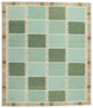 10 x 12 Scandinavian Modern Green Swedish Inspired Kilim Rug 31116
