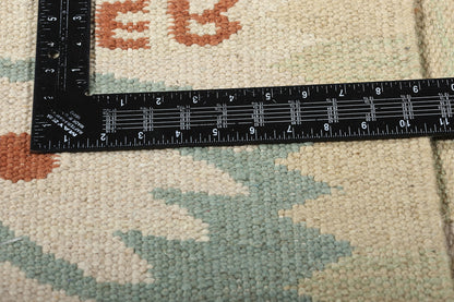 10 x 14 Scandinavian Modern Swedish Inspired Kilim Rug 31316