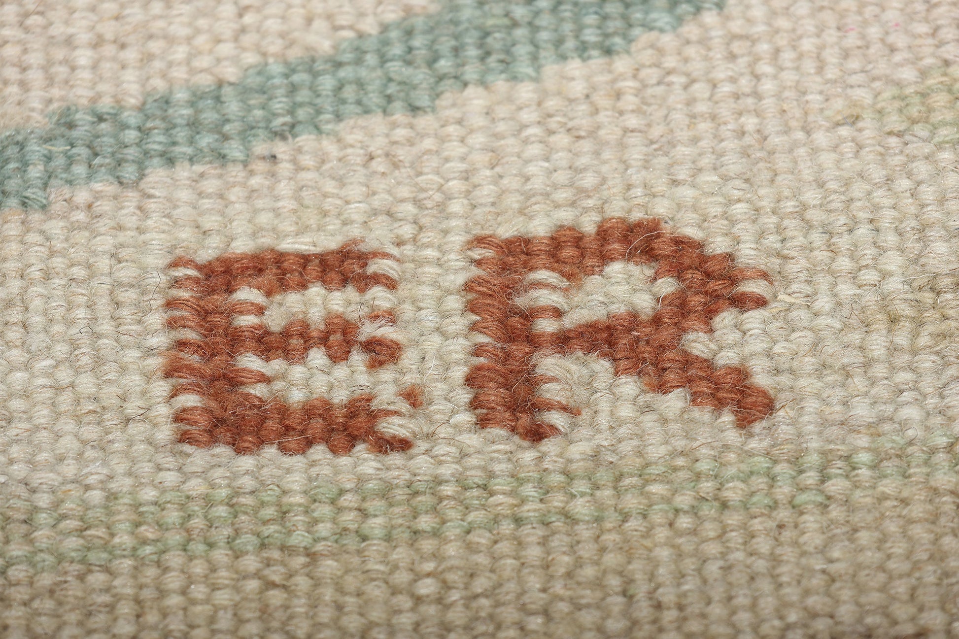 10 x 14 Scandinavian Modern Swedish Inspired Kilim Rug 31316