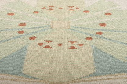 10 x 14 Scandinavian Modern Swedish Inspired Kilim Rug 31316