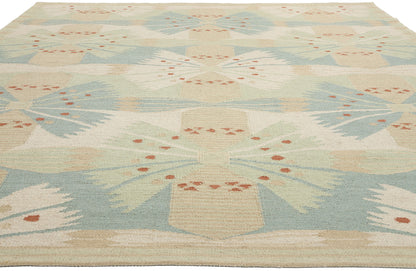9 x 12 Scandinavian Modern Swedish Inspired Kilim Rug 31104