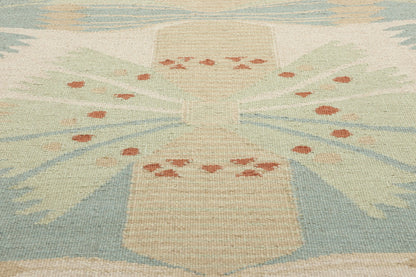 9 x 12 Scandinavian Modern Swedish Inspired Kilim Rug 31104