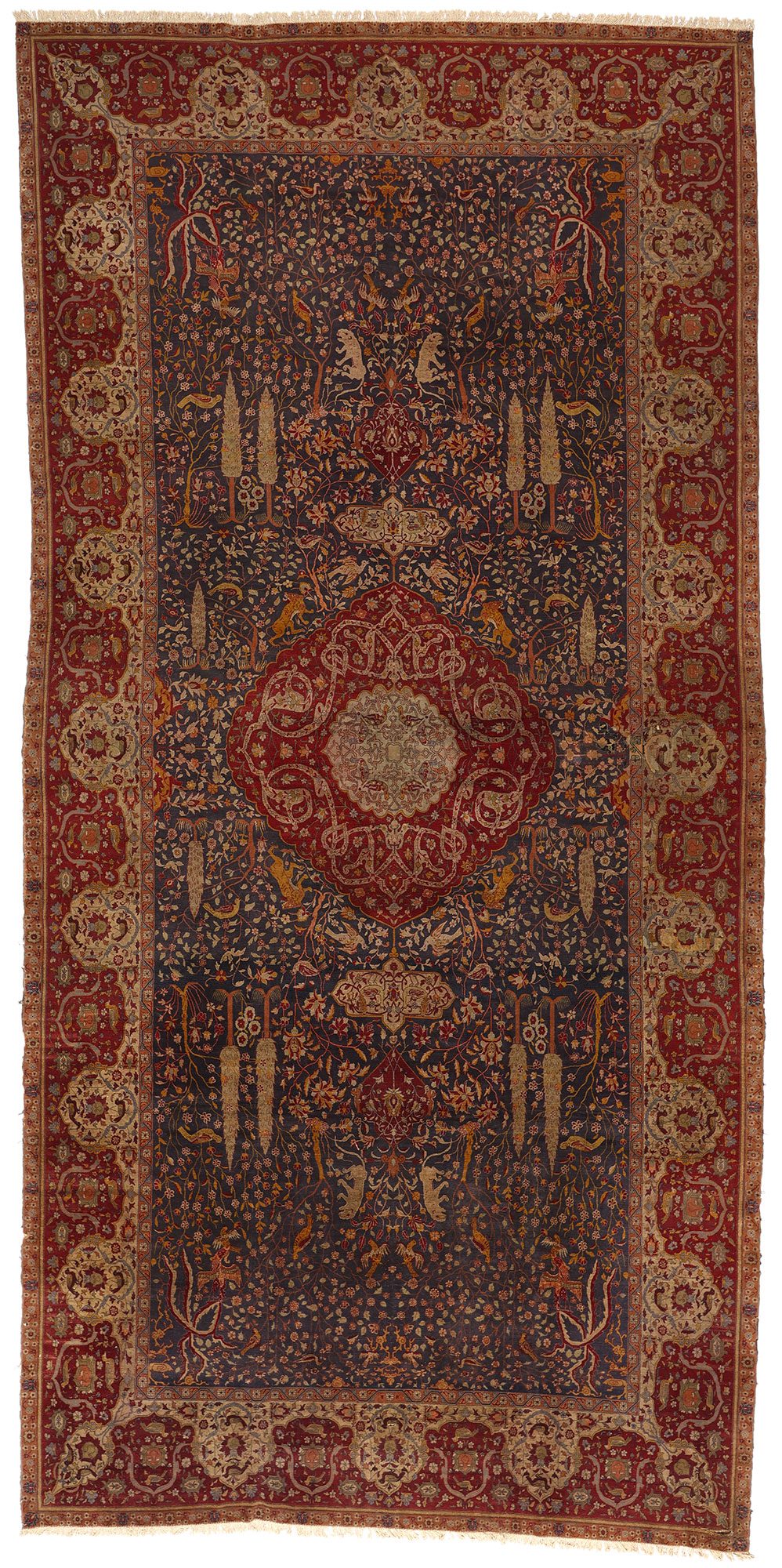 10 x 21 Antique Persian Isfahan Rug 72779