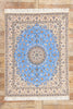 5 x 7 Signed Habibian Blue Persian Nain Rug 78774